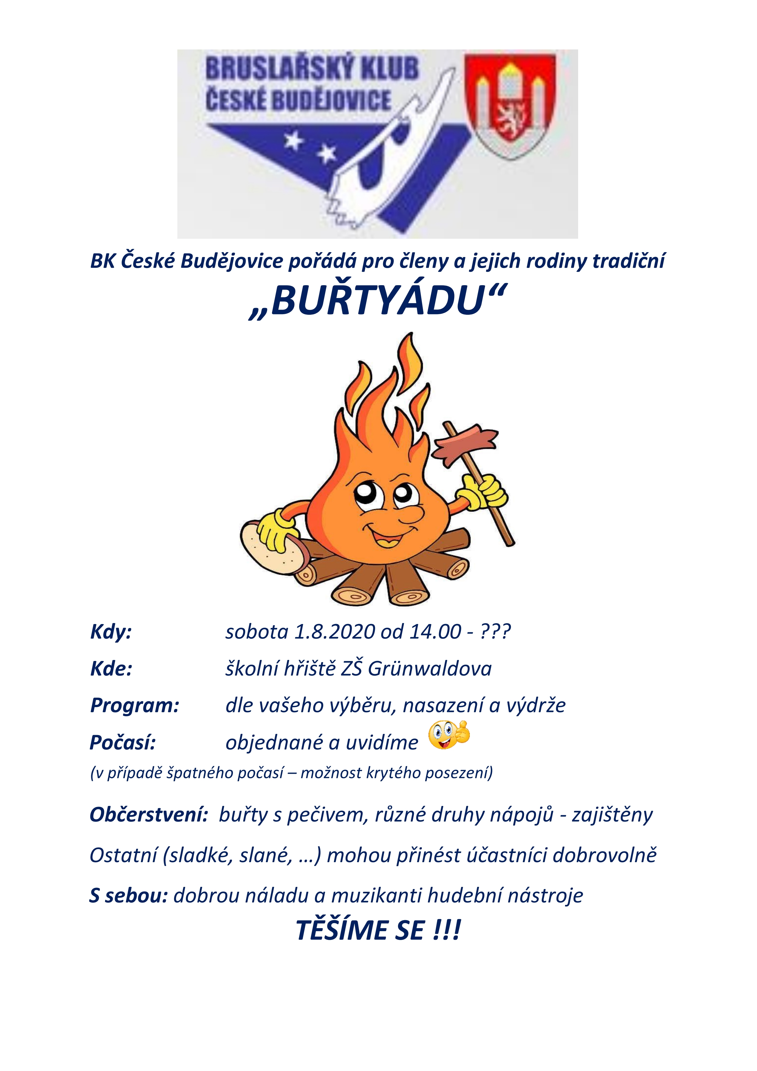 POZVÁNKA NA BUŘTYÁDU