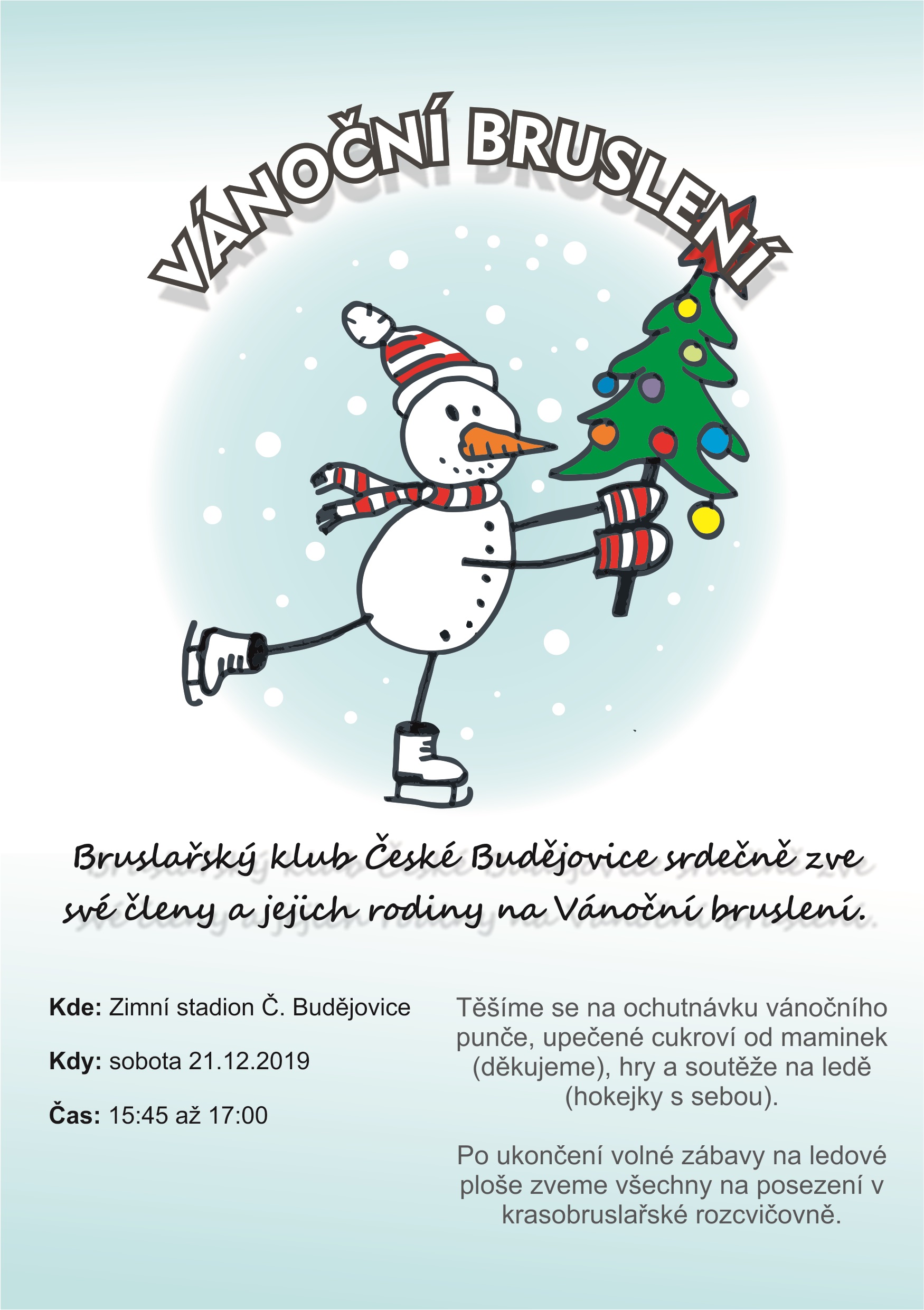 21.12. Vánoční bruslení